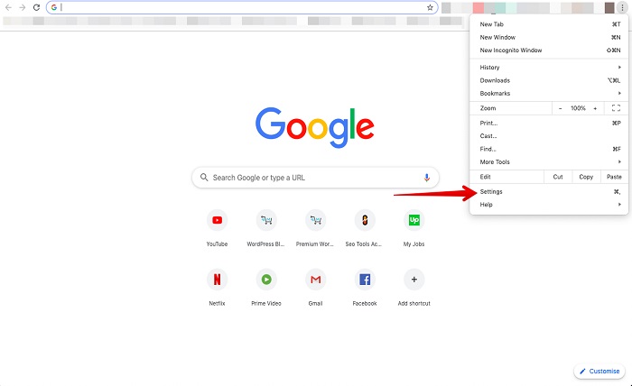 How to clear the cache of your Google Chrome browser